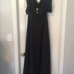 Formal Black Full Length Gown